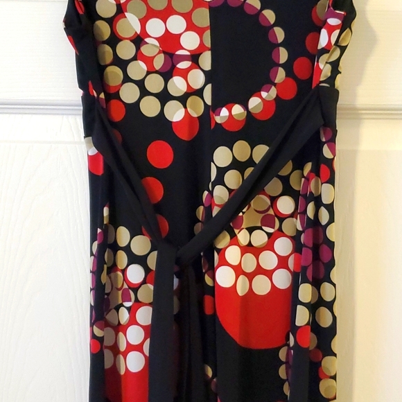 I.N. San Francisco cute multicolor sleeveless polyester dress - Picture 7 of 7